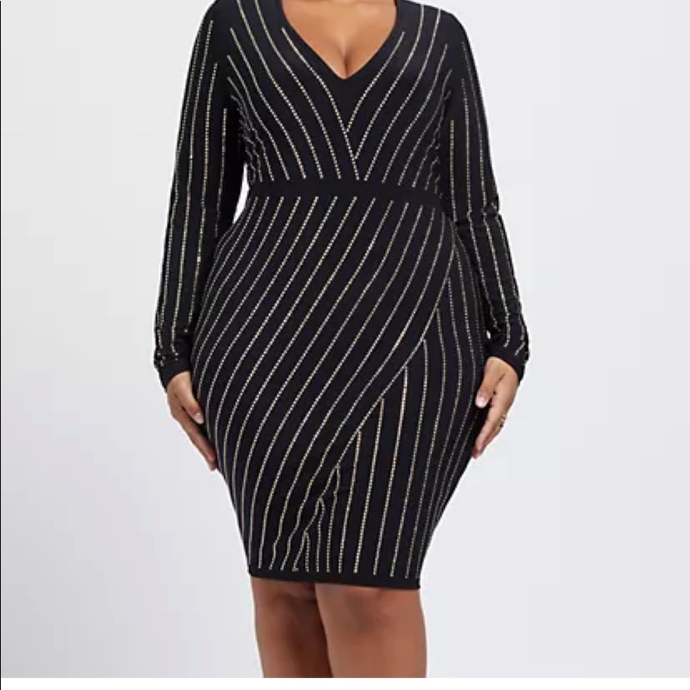 Stud Detail Bodycon Dress
